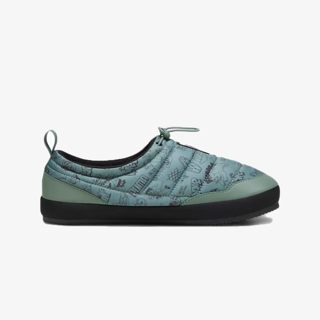Puma | RIPNDIP TURF PLUS SLIPPERS { BLACK/GREY - view 5