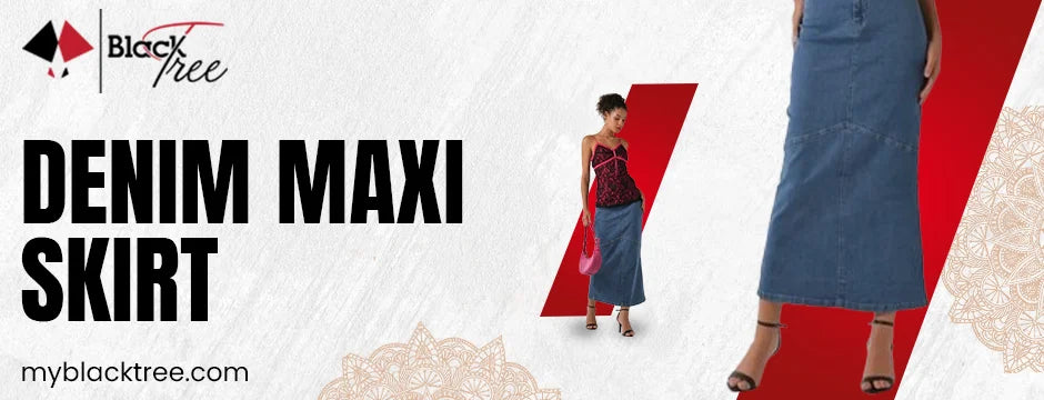 maxi skirt – Why the Mid-Blue Wash Denim Maxi Skirt Is Your Wardrobe Essential