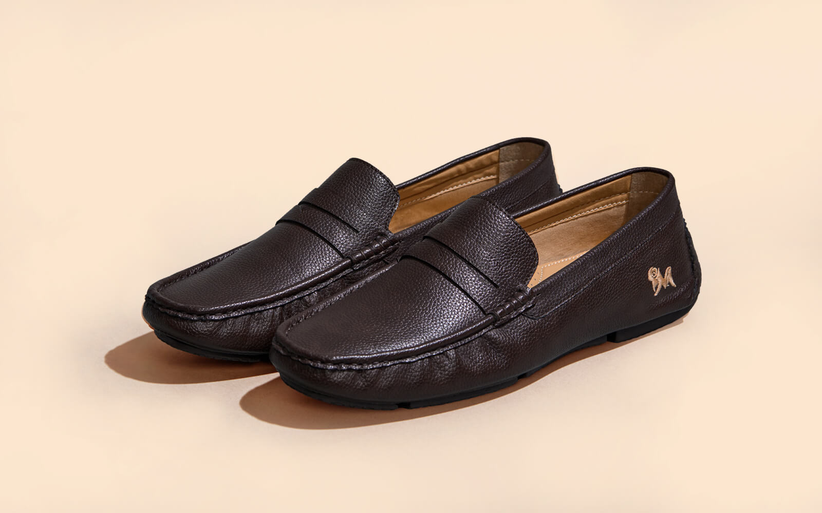 Neeman's Dress Loafers : Brown - view 4