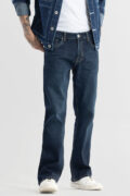 SNITCH Dazzle Space Blue Bootcut Jeans