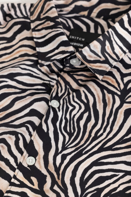 SNITCH Zebra Zenith Black Shirt - view 2