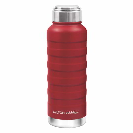Pebble With Steel Lid Thermosteel Bottle (Milton)