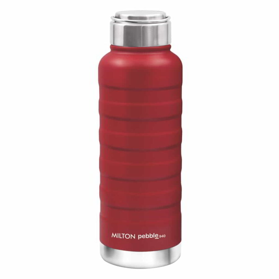 Pebble With Steel Lid Thermosteel Bottle (Milton)