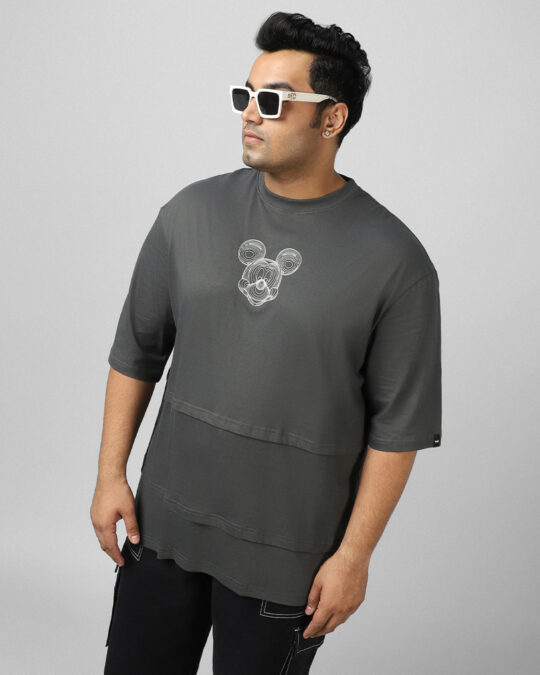 BlackTree Graphic Printed Super Loose Fit Plus Size T-shirt