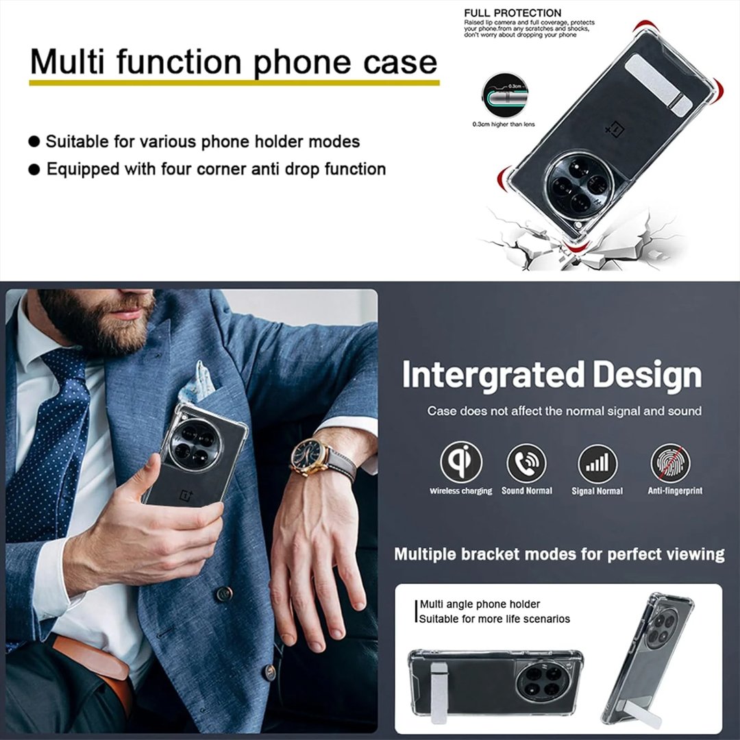 Million Cases Invisible Shield Metal Stand Case - OnePlus - view 5