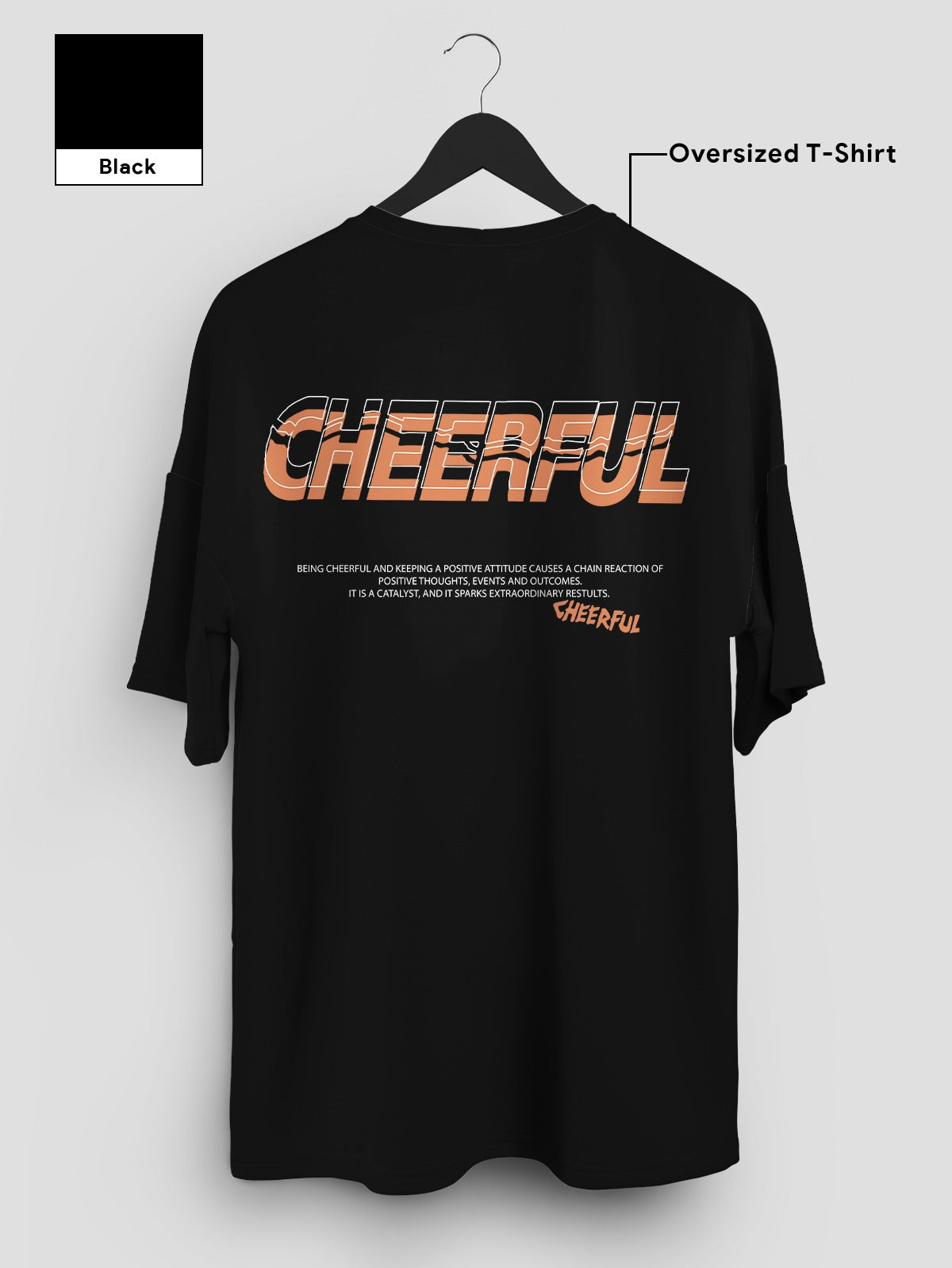 BlackTree(THHOR SERIES-BT9925) for mens Oversized Tee