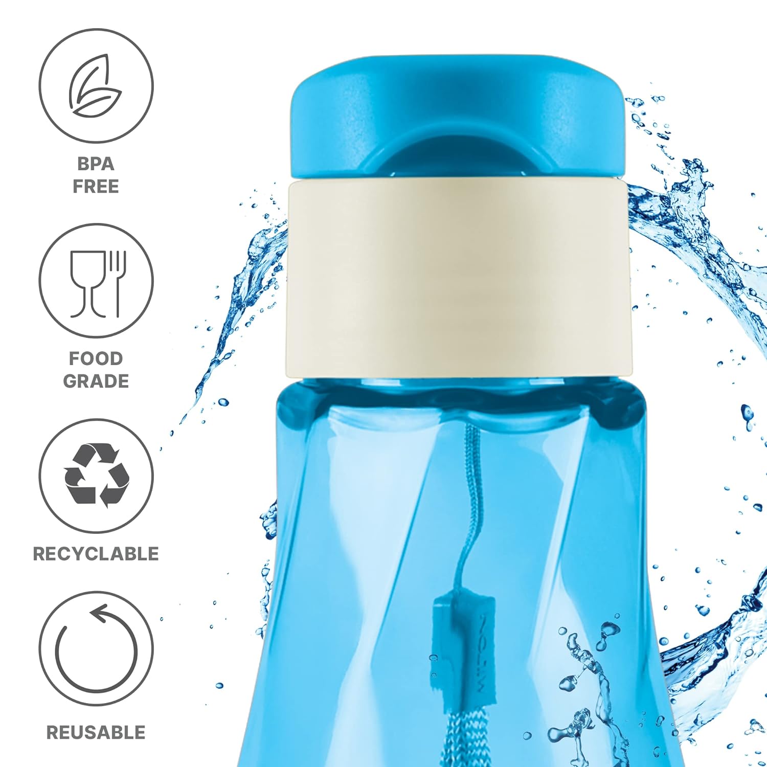 Swirl Flip Pet Water Bottle (Milton) - view 4