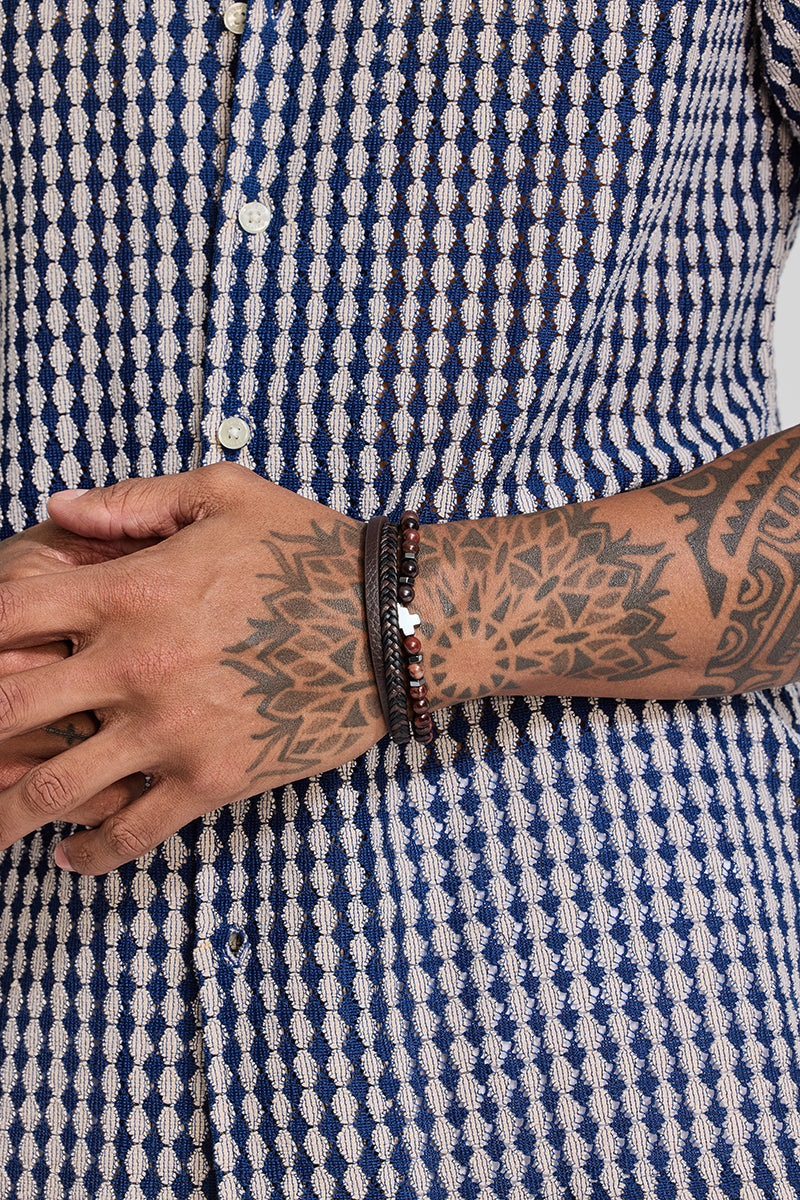 SNITCH Cedarstone Bead Bracelet – Brown - view 2