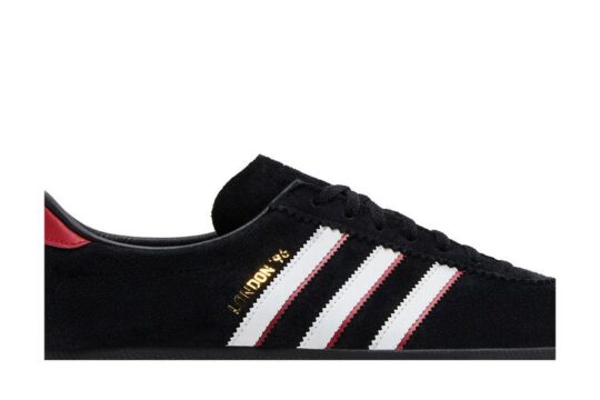 adidas London 96 Core Black Better Scarlet - view 2