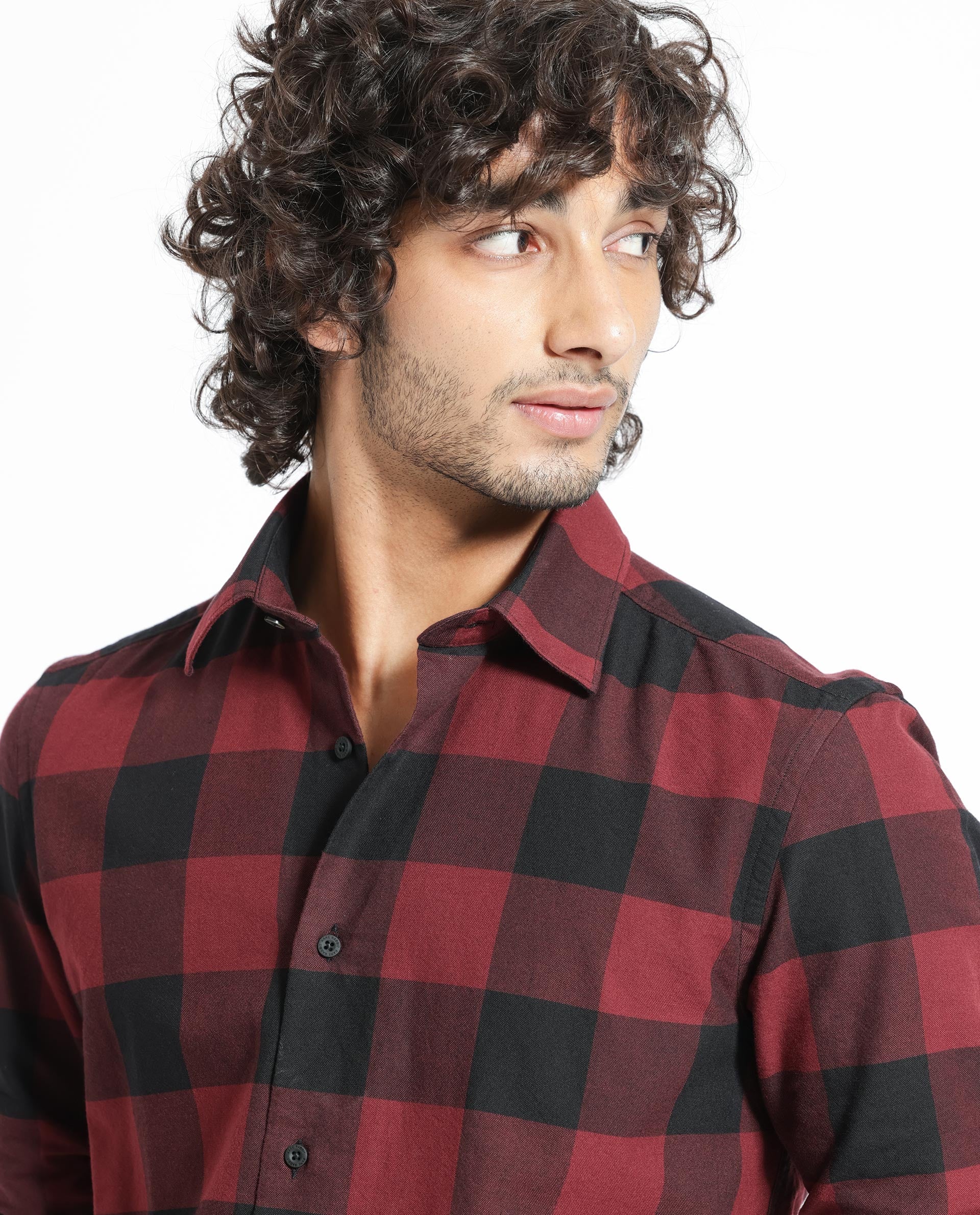 Rare Rabbit Men's Byre Multi Full Sleeves Checks Shirt - view 4