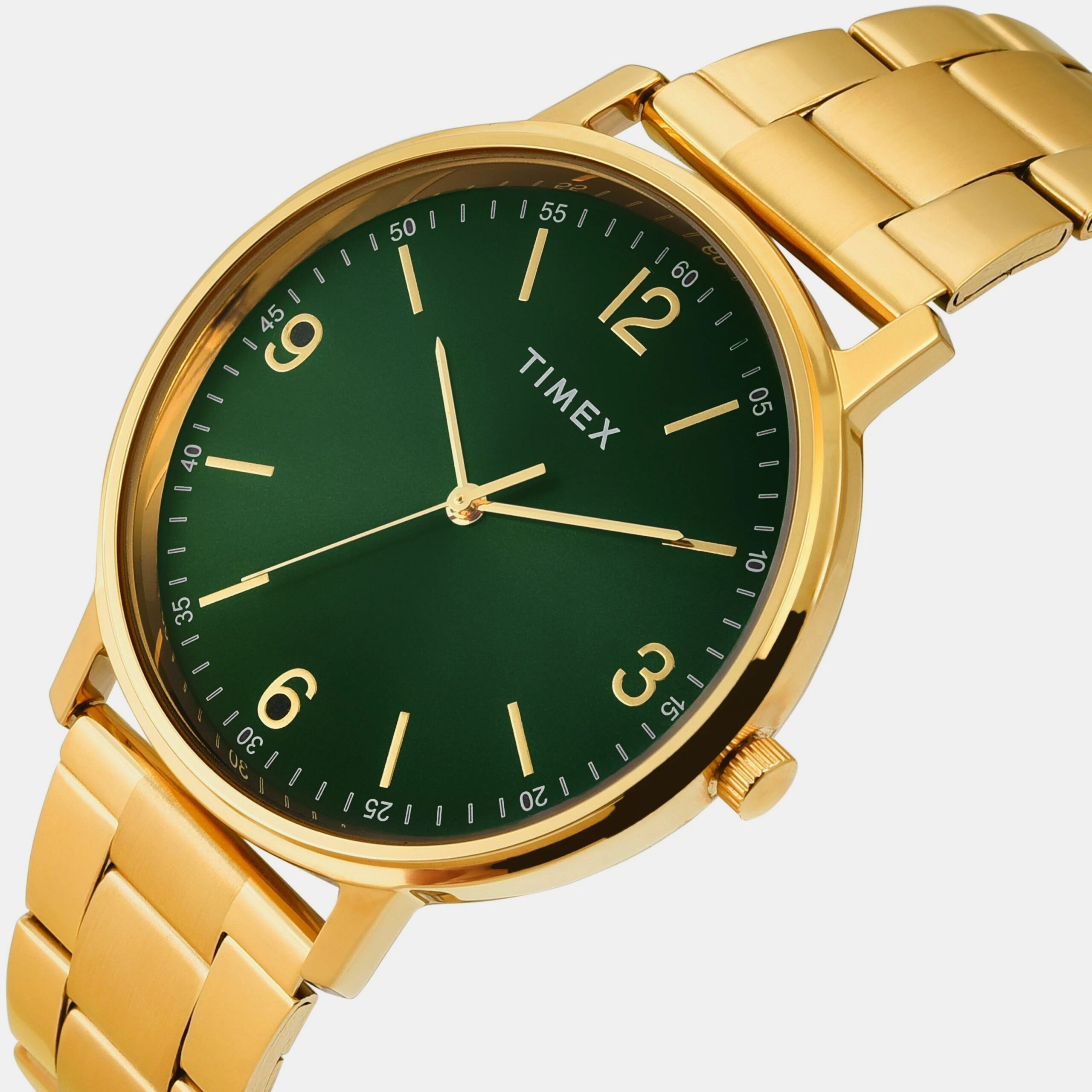Timex Fashion Men Quartz Green Dial Analog Stainless Steel Watch TW0TG8027 - view 2