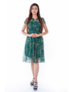 BlackTree Green Floral Dress.