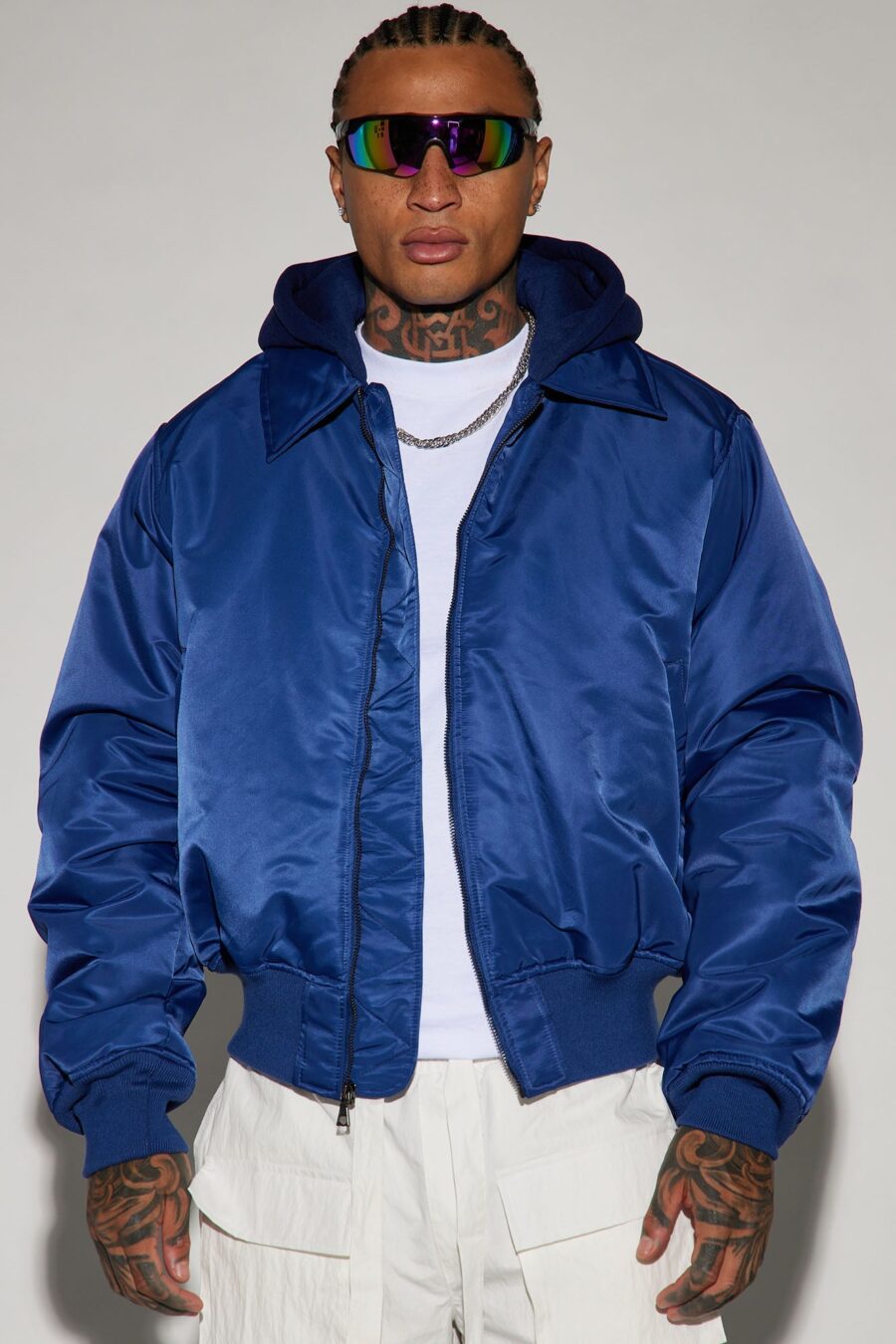 BlackTree Hooded Bomber Jacket – Men's