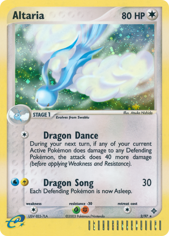 Rare holo ex3-2 – Pokémon Altaria - 2/97 - Rare Holo [ex3-2] [Holo] - Altaria - 2/97 - Rare Holo