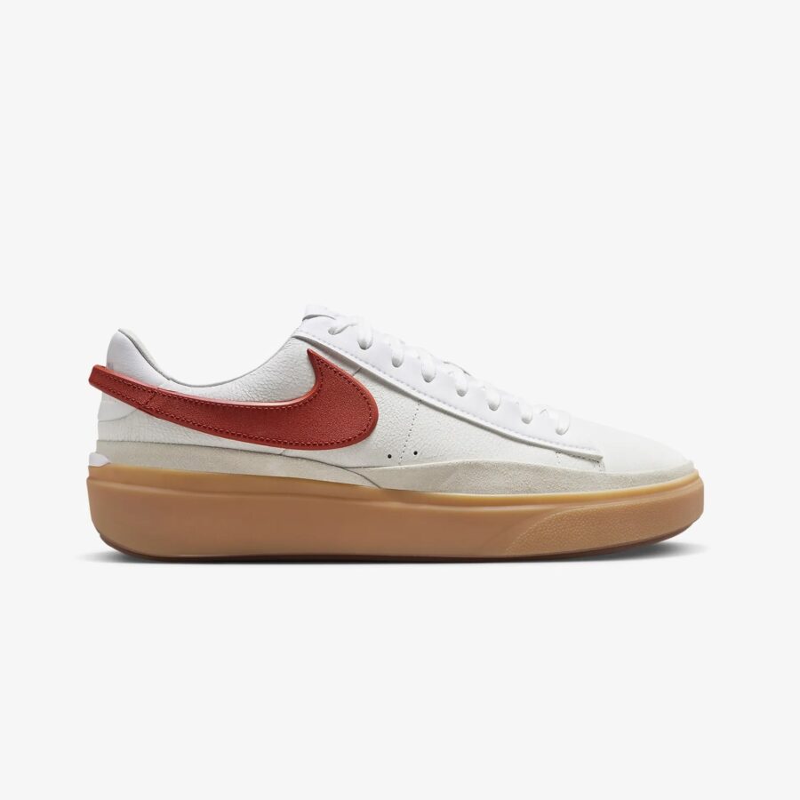 Nike | BLAZER PHANTOM LOW { WHITE/DRAGON RED-SUMMIT WHITE-GUM YELLOW