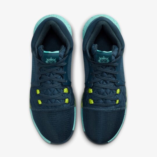 Nike | LEBRON WITNESS 8 EP { ARMORY NAVY/CYBER-GREEN FROST-BICOASTAL - view 2
