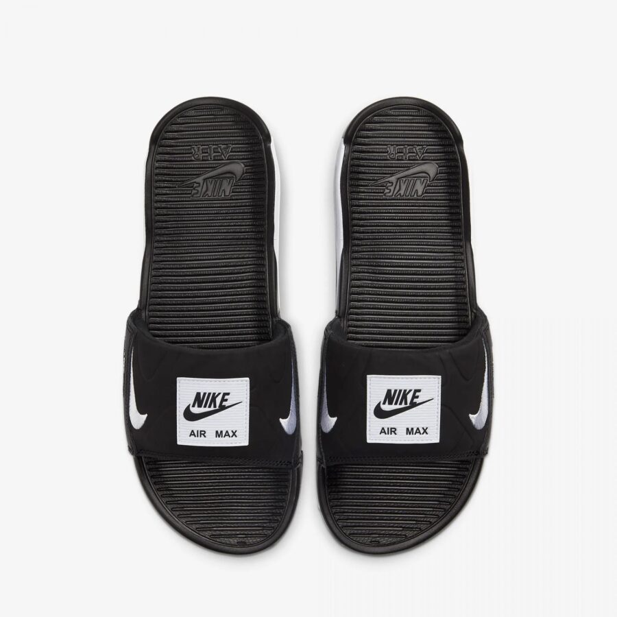 Nike | AIR MAX 90 SLIDES { BLACK/WHITE