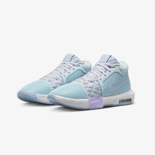 Nike | LEBRON WITNESS 8 EP { GLACIER BLUE/WHITE-LT ARMORY BLUE - view 2
