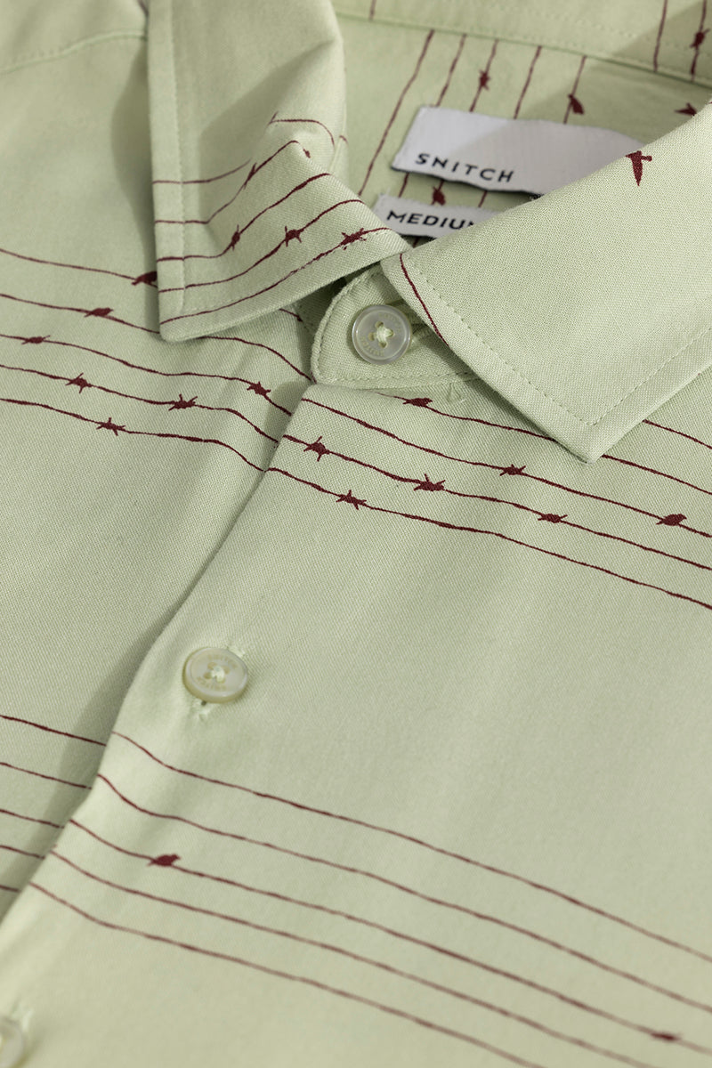 SNITCH String Sparrow Green Shirt - view 2