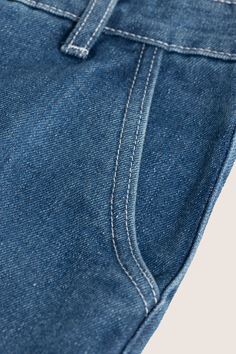 SNITCH ShadowTwill True Blue Baggy Jeans - view 9