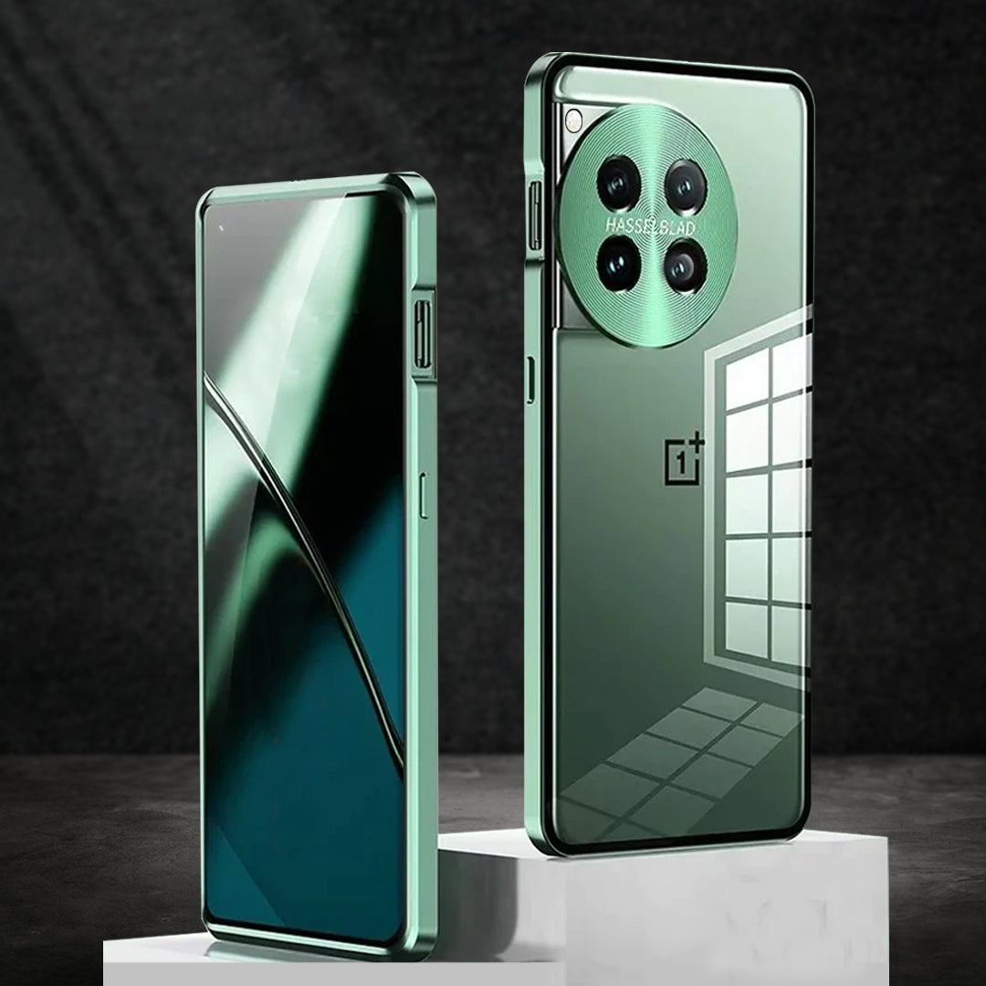 Million Cases OnePlus 12R Aluminium Alloy Metal Frame Glass Case - view 2