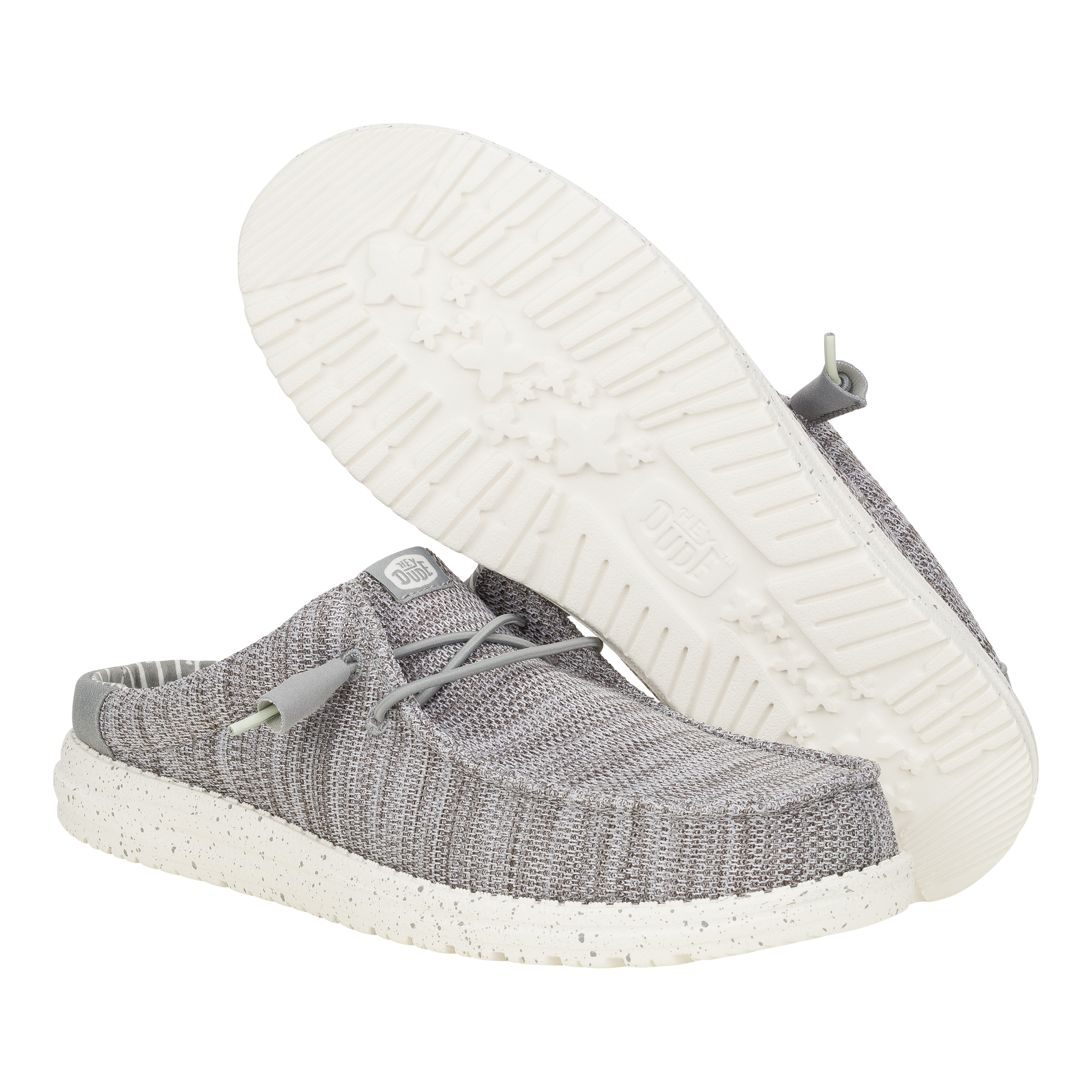 HEYDUDE shoes Wally Slip Stretch Sox - Granite Grey - view 3