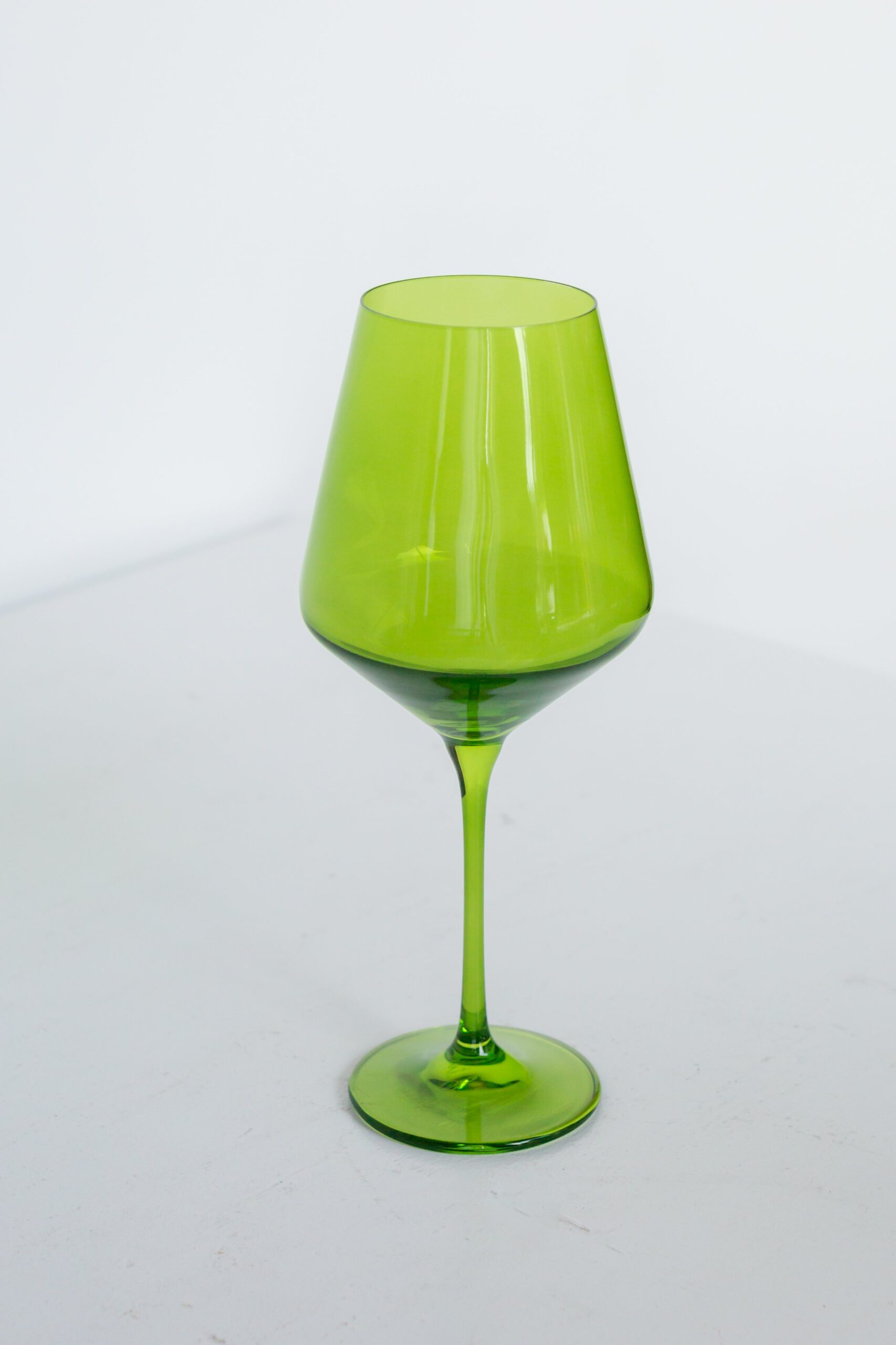 RH Signature Co. Estelle Colored Wine Stemware - Set of 6 {Forest Green} - view 4