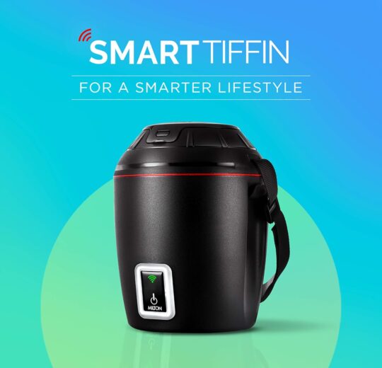 Milton Euroline Smart Electric App Enabled Tiffin Set of 3 | No Minimum Distance | Compatible with Alexa and Google Voice Assistants | Heat Scheduler - view 2