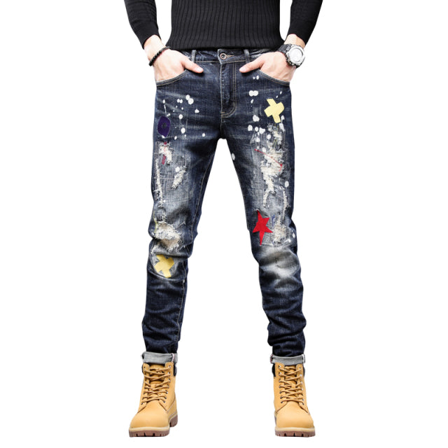 NEW BlackTree PRE-EDITION Distressed Ripped Sera jeans !