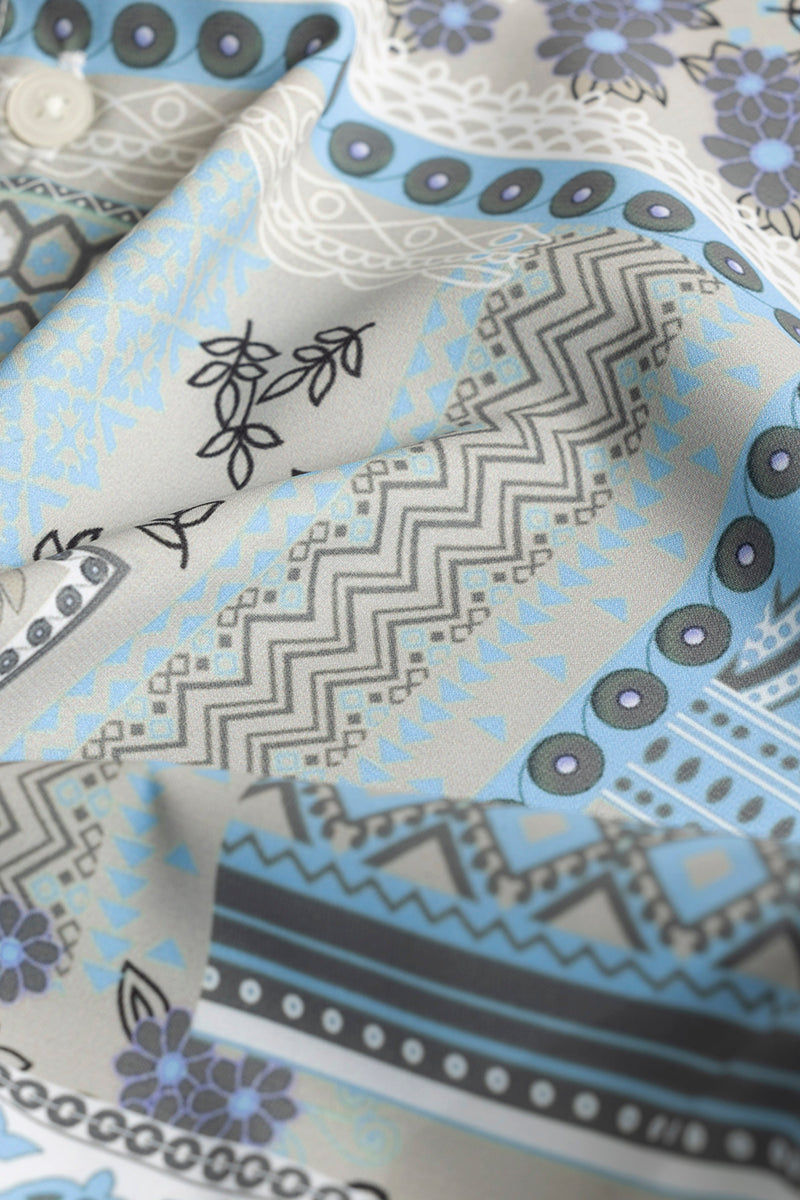 SNITCH Afroart Light Grey Shirt - view 7