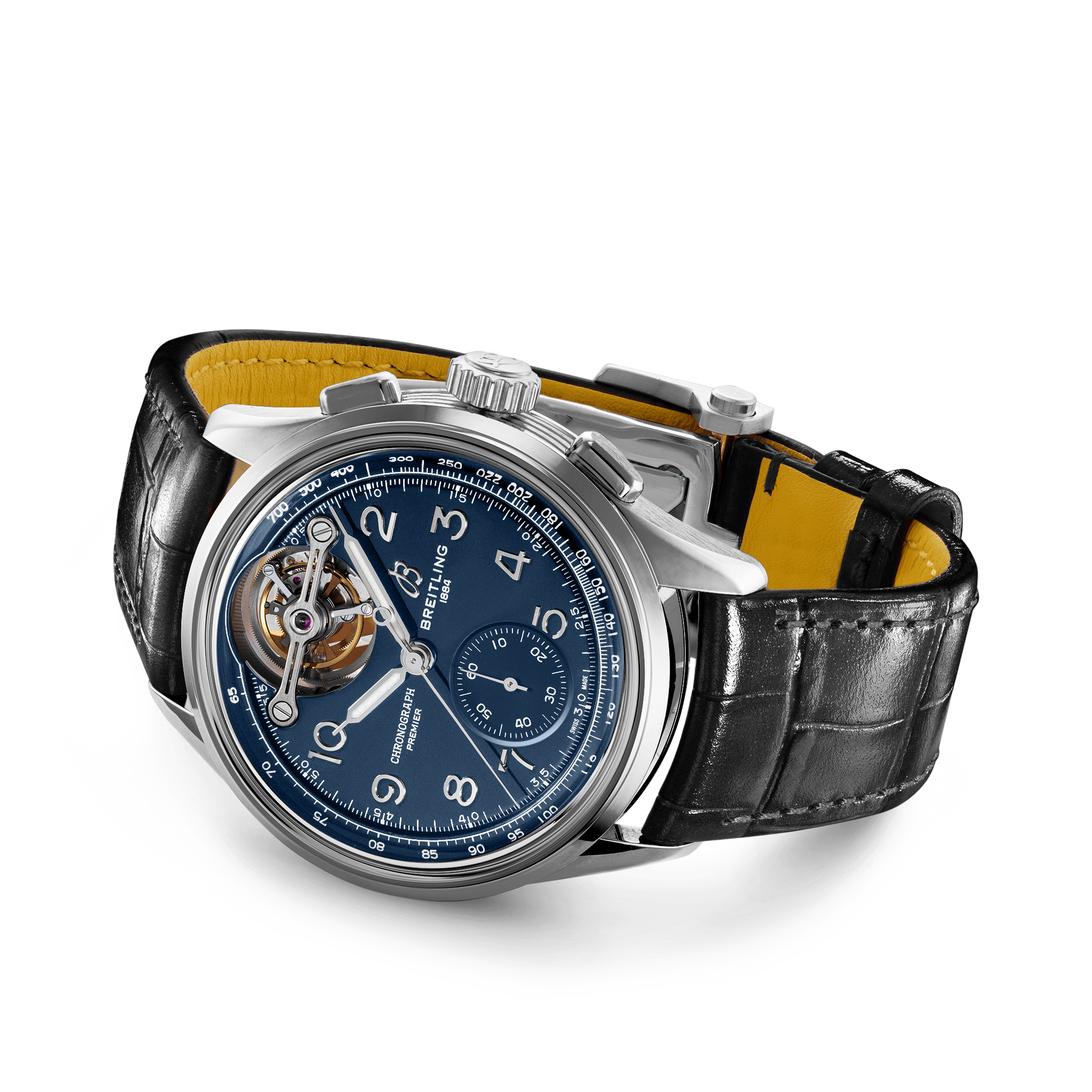 Breitling Premier B21 Chronograph Tourbillon Willy Blue Dial Men 42mm - view 2