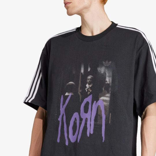 Adidas Originals | KORN GRAPHIC TEE { CARBON - view 2