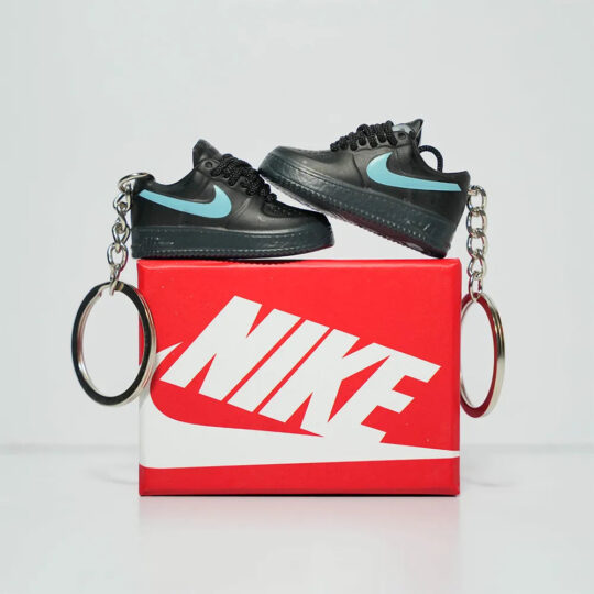 Kicks Machine 3D Sneaker Keychain With Box - AF1 Tiffany