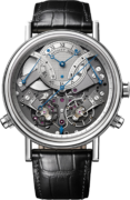 Breguet Tradition 7077 Skeleton Dial Black 44 MM Watch for Men