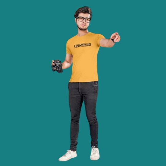 BlackTree(THHOR Series) ROUND NECK YELLOW TEES