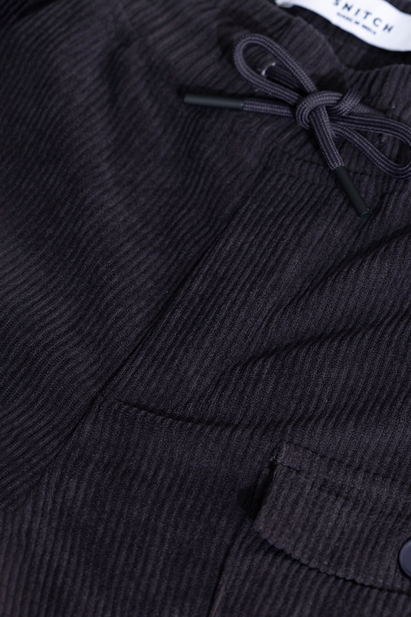 BlackTree Cullin Iron Grey Corduroy Cargo Pant - view 2