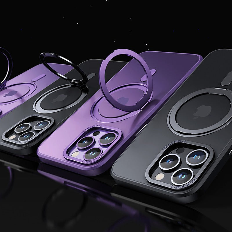 Million Cases iPhone 14 Series Magnetic 360° Rotation Ring Holder Case - view 12