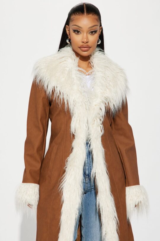 BlackTree 90's Fine Faux Leather Coat - view 2