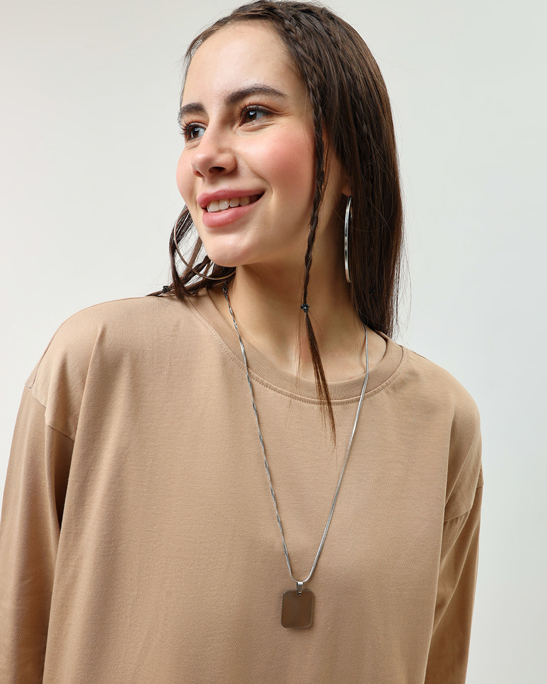 BlackTree Brown Oversized dresses - view 5