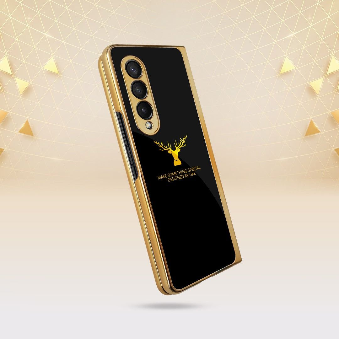 Samsung Galaxy Z Fold4 Deer Pattern Inspirational Glass Case - view 10
