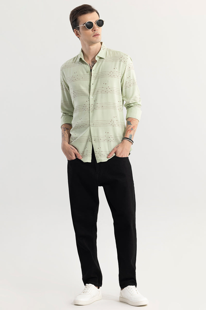 SNITCH String Sparrow Green Shirt - view 3