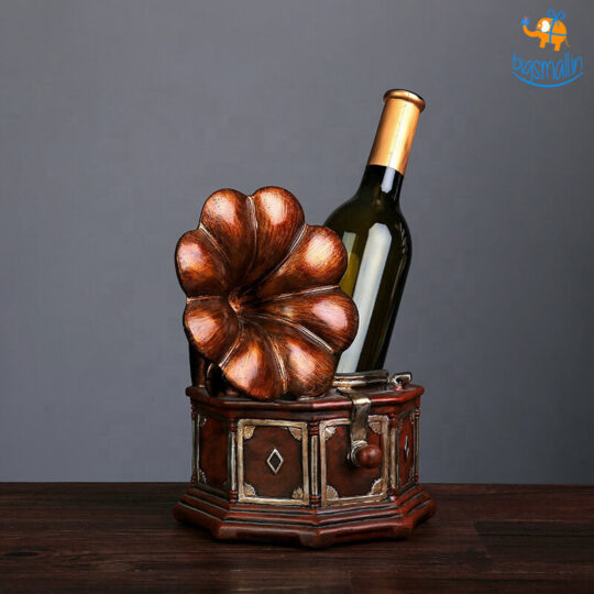 Vinny Y Retro Gramophone Wine Bottle Holder - view 2