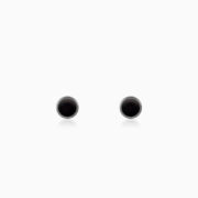 GIVA Jewellery Black Rhodium Black Fortune Earrings For Him