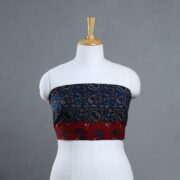 NOORI BAZAR Blue - Block Printed Cotton Akola Blouse Piece 08