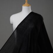 ITOKRI CRAFTS INITIATIVE Black - Prewashed Plain Mul Cotton Fabric 04