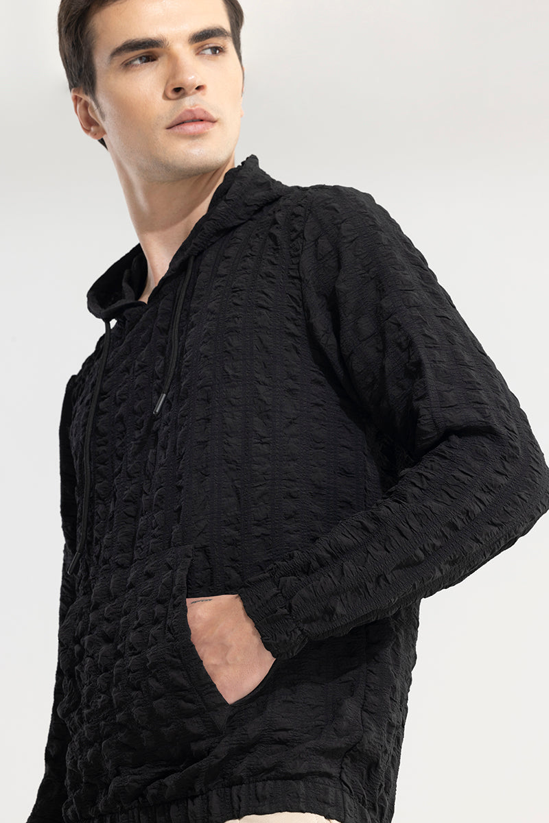 SNITCH Square Whiff Black Hoodie - view 4