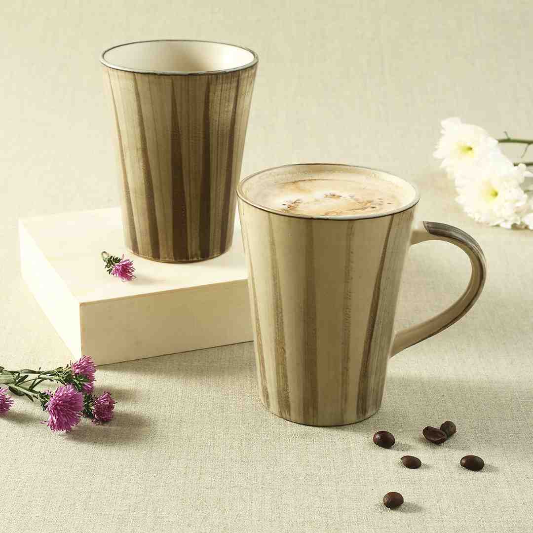 Wonderchef Teramo Brown Coffee Mug set of 2