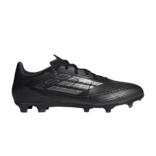 adidas F50 League Multi-Ground Core Black Iron Metallic Gold Metallic