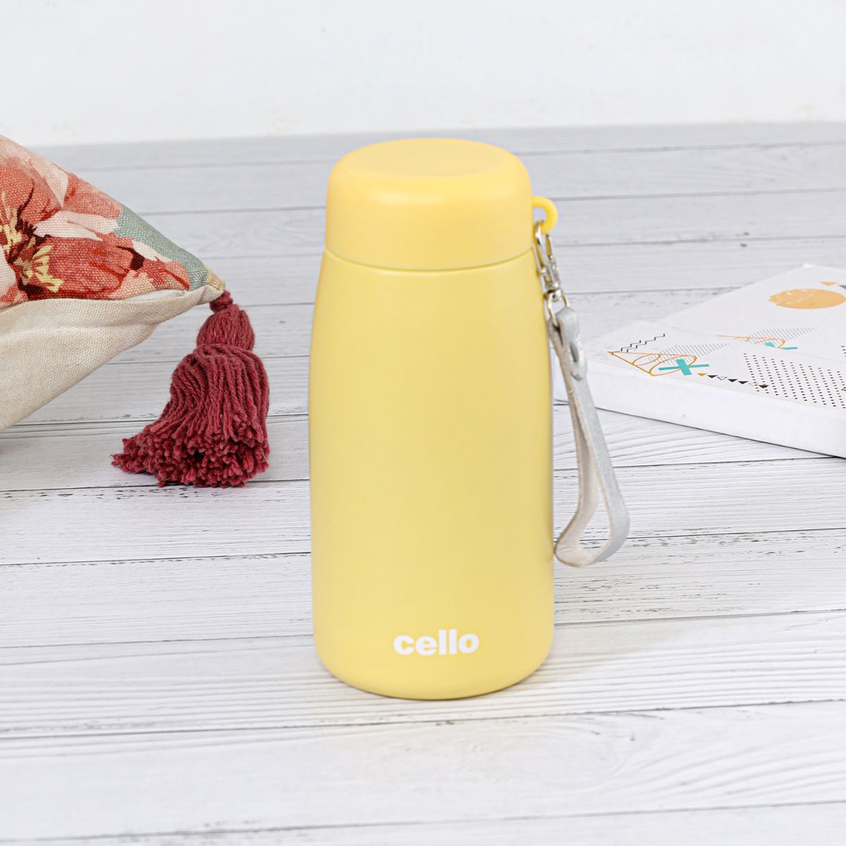 Cello Mom Hot & Cold Stainless Steel Kids Water Bottle, 350ml - view 27