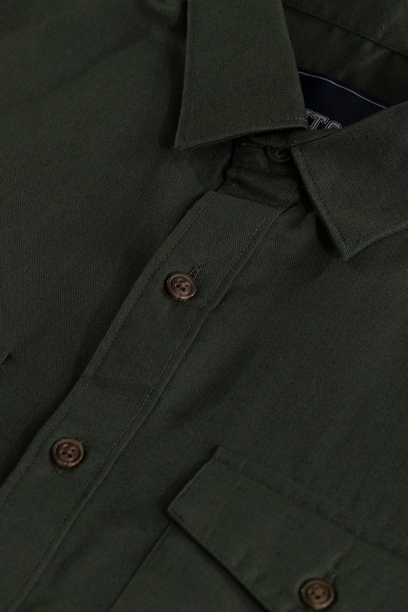 SNITCH Kameron Olive Shirt - view 2
